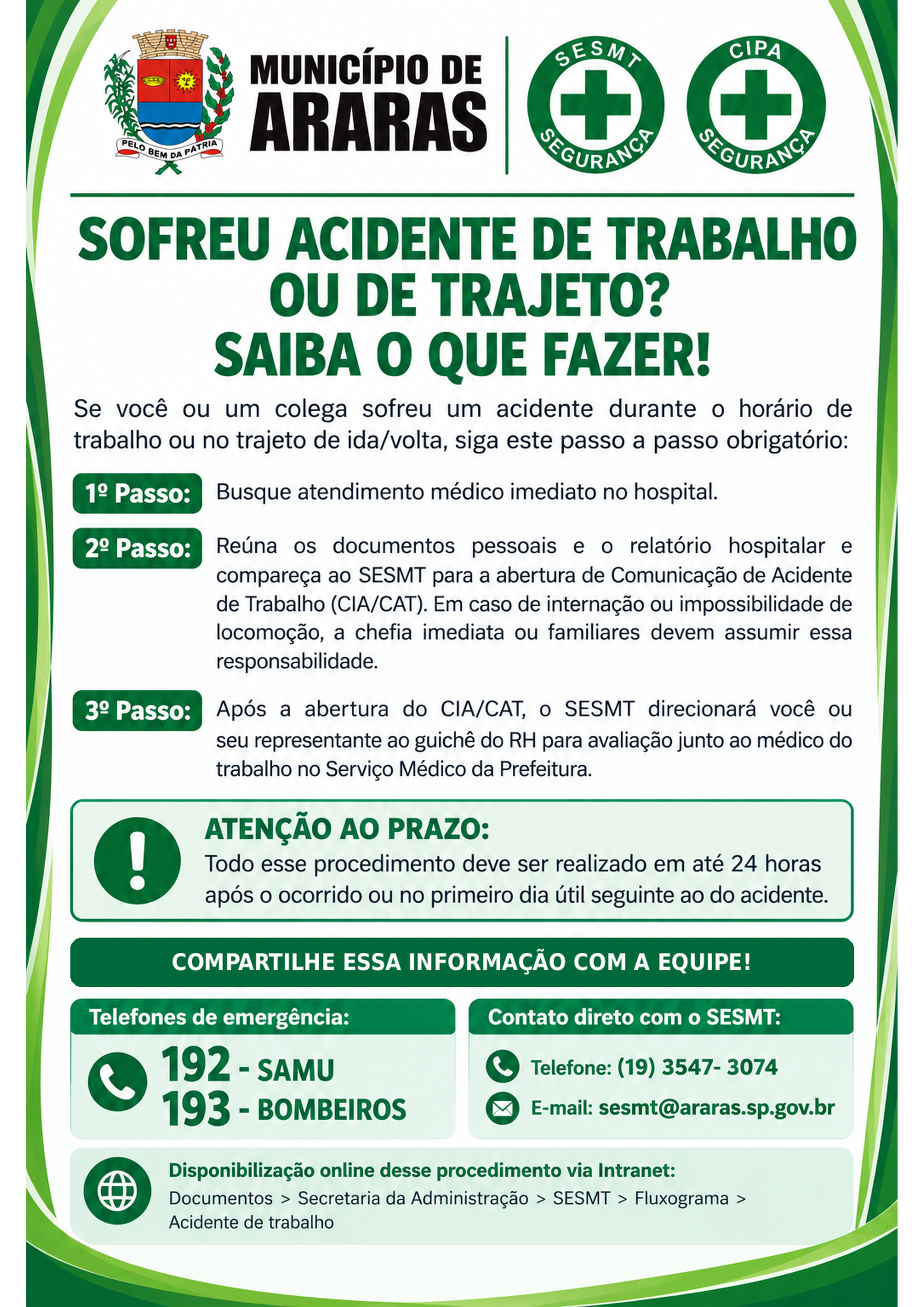 Informativo de Acidentes de Trabalho