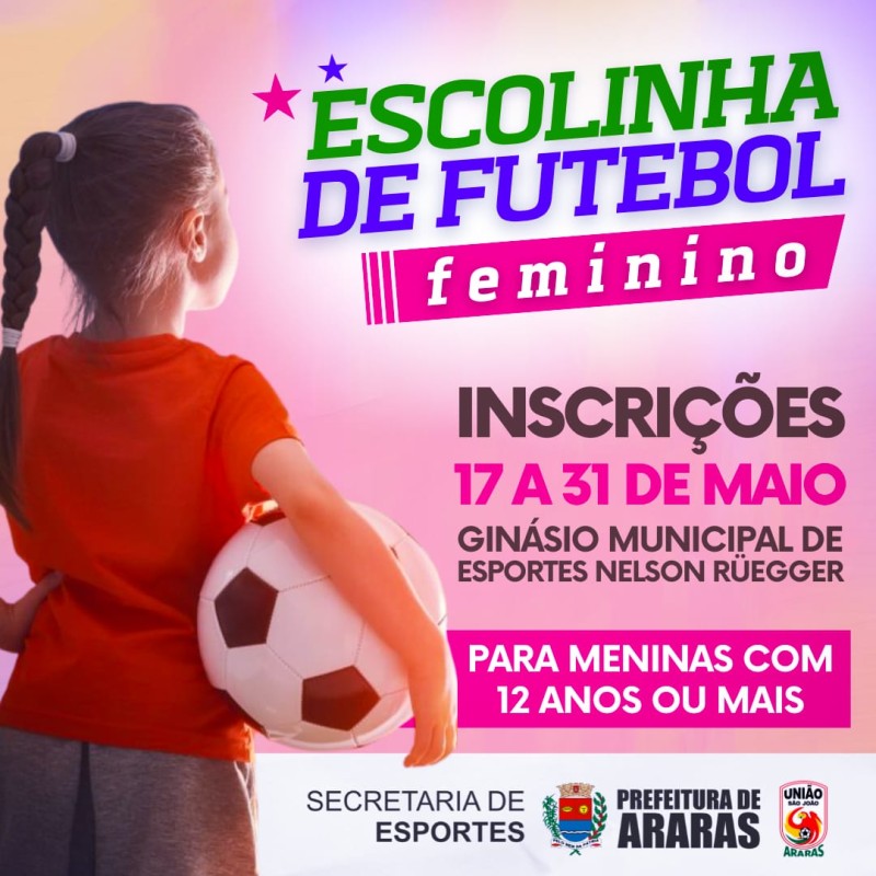 Esporte abre inscrição para seletiva de futebol feminino
