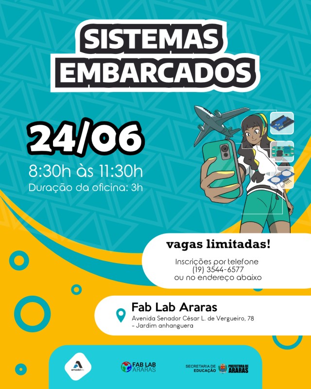 Município de Araras - FabLab abre inscrições para o curso de