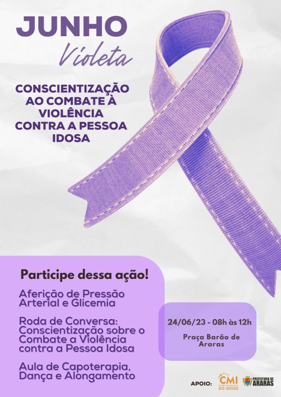 Município de Araras - Janeiro Roxo: Saúde realiza ações de