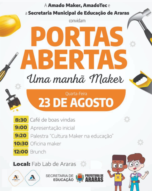 Município de Araras - FabLab abre inscrições para o curso de