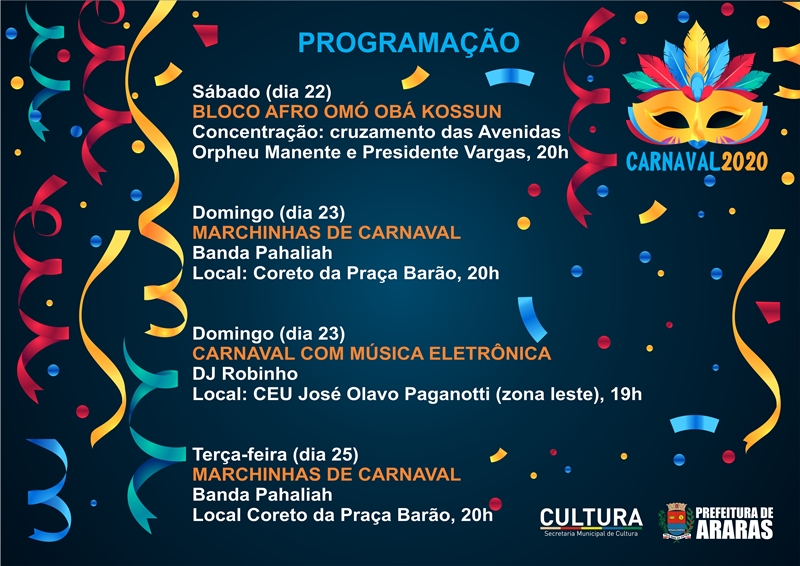 Planilha de Bloquinho - CARNAVAL 2020 - #10dias - TA CHEGANDOOOOOOO, PDF, Carnaval